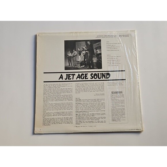 JEFFERSON AIRPLANE TAKES OFF LP ST 1966 Indianapolis Pressing LSP 3584 Shrink EX - Picture 2 of 9